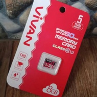 Original VIVAN micro SD Memory Card 8GB 8GB micro SD Memory Card