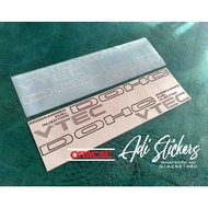 Sticker EFI Dohc vtec untuk Honda CIVIC EF EF9