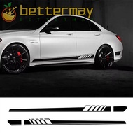 BETTER-MAYSHOW Car Stickers, Self-adhesive Waterproof Car Side Body Decals, PVC Car Accessories for 