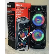 ZQS 8210 BOOM BOX 8" ×1 WIRELESS KARAOKE BLUETOOTH SPEAKER READY STOCK