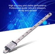 12mm Width Linear Rail Guide, High Accuracy Miniature Linear Rail Slide ​Guide for Automatic Equipment 400mm