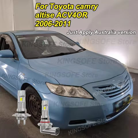 2/4Pcs 6000k LED Headlight Bulbs 50000LM With Fan For Toyota camry altise ACV4OR 2006 2007 2008 2009