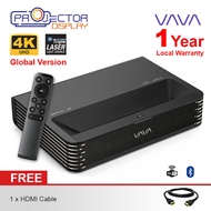 VAVA Chroma VA-SP003 Triple Laser 4K UHD Ultra Short Throw Home Theater Projector, 2500 Ansi Lumens, Home Cinema