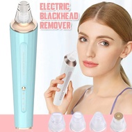 Electric Blackhead Removal With 3 Level Suction 4 Care Heads Pore Cleaner Machine Acne Remover Black