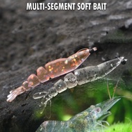 [Box Of 20 Pieces] Fishing Bait Rubber Shrimp Aji Good Quality 4 Cm 0.4 Grams Small Fish Work Ajing 