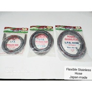 Sounds Of Nature4 LPG STAR FUJI HOSE - Japan made flexible stainless hose/heavy duty stove hose.
