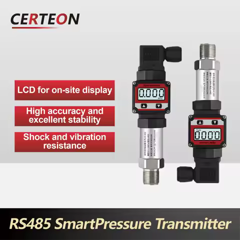 HTP-400 Digital Pressure Transmitter Modbus RTU 4-20mA High Accuracy Sensor for Liquid Oil Gas