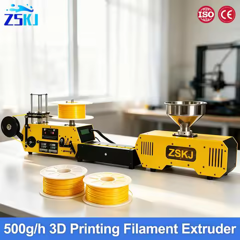 Desktop Filament Extruder 400°C/ Lab Material Research Recycling Extruder With Wire DiameterControl 