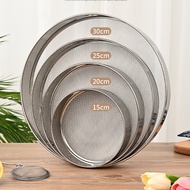 304 Flour Sieve Filter Sieve Ultra-Fine Baking 40 Mesh 60 Mesh Sieve Fine Baking Stainless Steel Flo