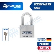 ABUS 96TI TITALIUM PADLOCK 2 KEYS #EC75 50MM/60MM