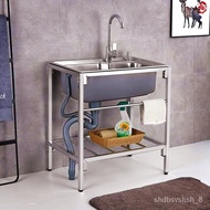 ‍🚢Rental Room Decoration Temporary Wash Basin Simple Wash Basin Rental Household Floor Movable Small Wash Bas00