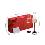 White Wine Glass Set Pair of Red Wine Glass Gift Box