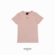 maison KEEPS | The Classic Original Logo Tee | เสื้อยืด ปักโลโก้
