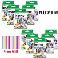 สำหรับ Fujifilm Instax กว้าง210 200 300 100 500AF ฟิล์มสำเร็จรูปกล้อง10-200แผ่น Instax Mini WIDE รูป