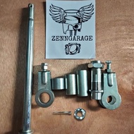 PAKET KOMPLIT AS RODA BELAKANG PLUS BOS BUSHING DAN SETELAN RANTE YAMAHA RXK RX KING BAGIAN BELAKANG