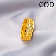 Local Delivery!!ของแท้ 100% แหวนเหรียญทองแดง แหวนปรับขนาดได้ จำนำได้ rings แหวน jewelry for women แหวนทองคำเเท้ 96.5% น้ำหนัก (1 กรัม) การันตีทองแท้ แหวนทองไม่ลอก แหวนทอง1สลึง  แหวนทอง1กรัมแท้ แหวนแฟชั่น  แหวนทองปลอมสวย แหวนวินเทจ แหวนมงคลนำโชค