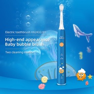 Philips Electric Toothbrush Kid HX2432 Soft Bristle Brush Children's Sonic Vibration Electric Toothbrush Teeth Whitening Replaceable Brush Heads