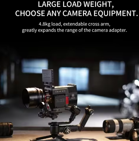 ---FeiyuTech Feiyu SCORP-C 3-Axis Handheld Gimbal Camera Stabilizer with Tripod Handle Grip