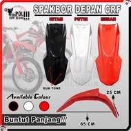 FRONT FENDER CRF 150 250 HONDA FENDER SPAKBOARD MOTORCYCLE CROSS TRAIL SUPERMOTO DIRTBIKE PNP