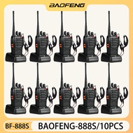 【10 PCS】ของแท้ 100% วิทยุสื่อสาร BAOFENG รุ่น 888S (2เครื่อง) อุปกรณ์ครบชุด ไม่ต้องขอใบอนุญาต พร้อมแ