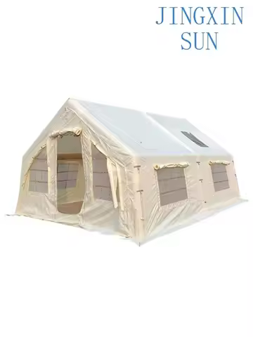 13.2 Camp inflatable tent PVC air column breathable screen window Same outdoor camping camping one r