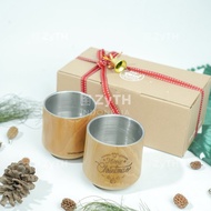 Christmas Gifts Unique Christmas Gift Packages Hampers Christmas Gift Wooden Mug Aesthetic Export Quality.