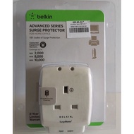 Belkin Single Socket Surge Protector F9H110vsaCW - New!