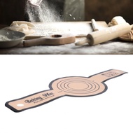 seayee-SG Silicone Bread Sling for Oven Non Stick Easy to Clean Reusable Round Baking Mat with Long 
