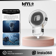 Insta360 X5 | Insta360 X4 | Insta360 X4 Air | Insta360 X3 Invisible Dive Case / 60 Meter Waterproof 
