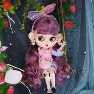 ICY DBS Blythe Doll Elf Human Ears Matte Face Nude Hair Color
