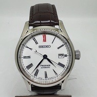 [Original] Seiko SPB095J1 Presage Automatic Arita Porcelain Dial Brown Leather Men's Watch