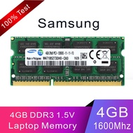 แรมแล็ปท็อป 4 GB Samsung 4GB 2Rx8 DDR3 1600MHz PC3-12800 204PIN SODIMM ความหนาแน่นต่ํา