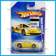 Hot Wheels Porsche Carrera GT HW 2009 Dream Garage 9/10 Yellow Exotic Car kereta hotwheels porsche c