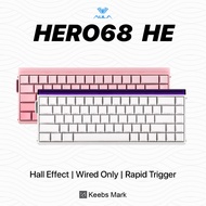 Alula HERO68 HE Hall Effect Rapid Trigger 65% Layout Wired RGB 8KHz Keyboard