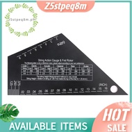 Fret Leveling Tool Guitar Neck Fingerboard Measuring Ruler Stainless Steel Fret Rocker