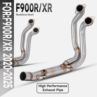 For BMW F900R F900XR 2020-2024 Motorcycle Exhaust System Front Link Pipe Muffler F900R exhaust muffl