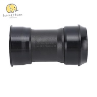 LONNGUVO Press Fit Bottom Bracket, Black Aluminum Alloy Bike Bottom Bracket, Durable Press Fit 24mm 