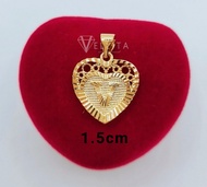[VJ] Pendant "Alphabet in Love" {Letter A-Z} W:1.3cm/1.5cm 999.9 Gold Plated*Persist916(Loket Huruf 
