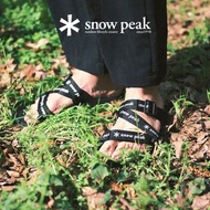 [先行預購] Snow Peak Ms LOWDOWN SLIDE SP Snow peak涼鞋 Snow peak拖鞋 CH-SE-23SU00110BK