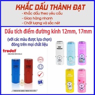 Express engraving points, 12mm and 17mm diameter round marks nationwide