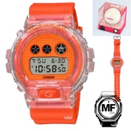 CASIO นาฬิกาข้อมือผู้ชาย G-SHOCK YOUTH Lucky Dorp รุ่น DW-6900GL-4DR วัสดุเรซิ่น สีส้ม ของแท้ รับประ