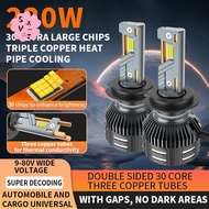 220W High Powers LED Car Headlights H11 H7 H4 9005 Decodeds