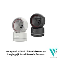 Honeywell HF 680 2F Hand-Free Area-Imaging QR Label Barcode Scanner (Black)