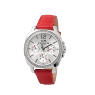 นาฬิกา COACH 14502171 WOMEN'S BOYFRIEND ROUND RED LEATHER STRAP WATCH[14502171-MA] - -