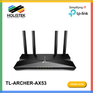 TP-link AX3000 Dual Band Gigabit Wi-Fi 6 Router (Archer AX53) | Holistek