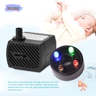 FANSIN1 Submersible Water Pump with LED Light, Water Pump Kit LED Light Aquarium Water Pump, Durable