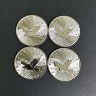 【Trending in Fashion】 500pcs 25*1.85mm Lovely Arcade Game Token Stainless Steel Eagle Coins Tokens For Arcade Machines