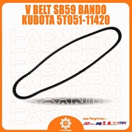 Ready stock V BELT SB59 BANDO KUBOTA 5T051-11420 for COMBINE HARVESTER