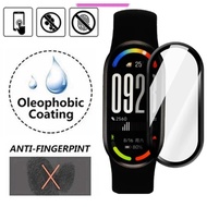 Xiaomi Mi Band 10 tempered glass transparent, black border screen protector