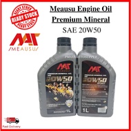 ORIGINAL MEAUSU Engine Oil - SAE API SM / CF 20W50 20W-50 1L - Toyota Honda Proton Nissan - Mineral 